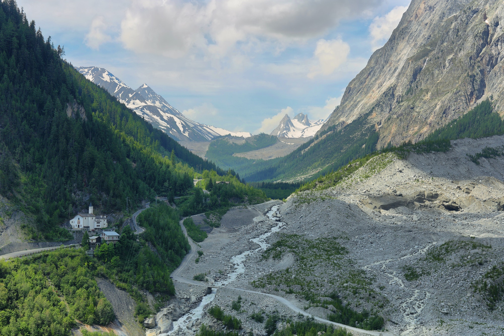 Veny Valley, Val d'Aosta - Italy. River Dora veny
